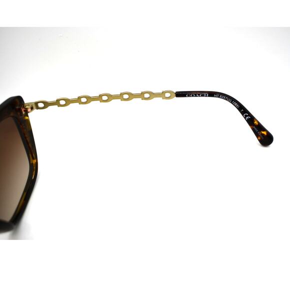 Coach 512013 (Dark Tortoise) 55-18-140mm 3N Sunglasses - LENSES FAIR/FRAMES GOOD